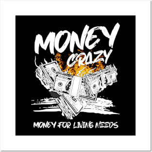 Money crazy Posters and Art